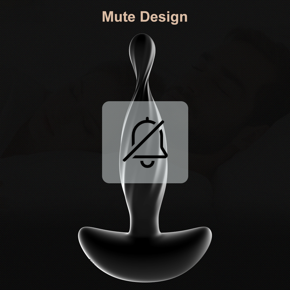 Vibrations-Analplug mit Fernbedienung &ndash; Spiraldesign