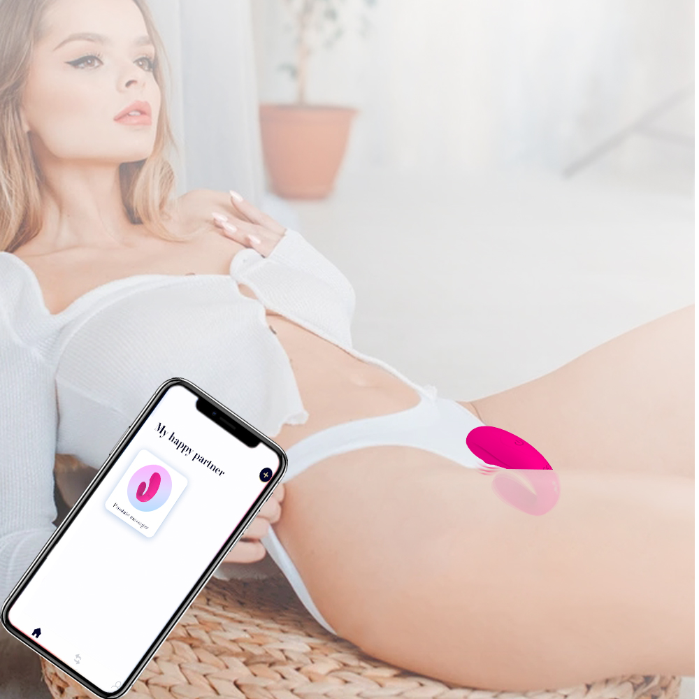 Tragbarer Paarvibrator mit Saugfunktion