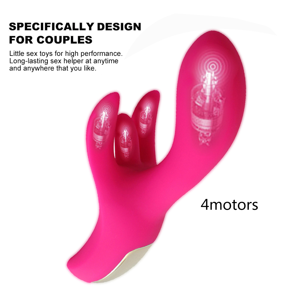 Dreimotoriger G-Punkt- und Klitorisvibrator f&uuml;r Frauen
