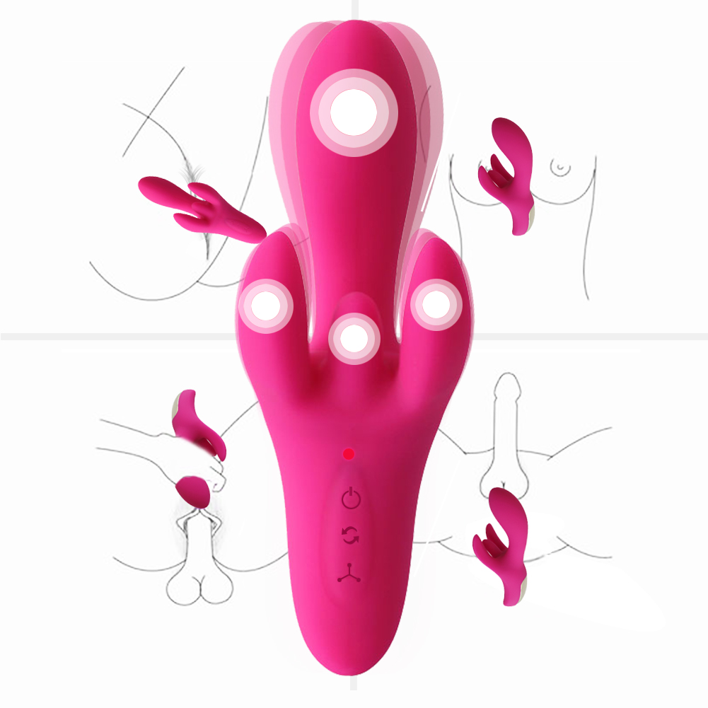 Dreimotoriger G-Punkt- und Klitorisvibrator f&uuml;r Frauen