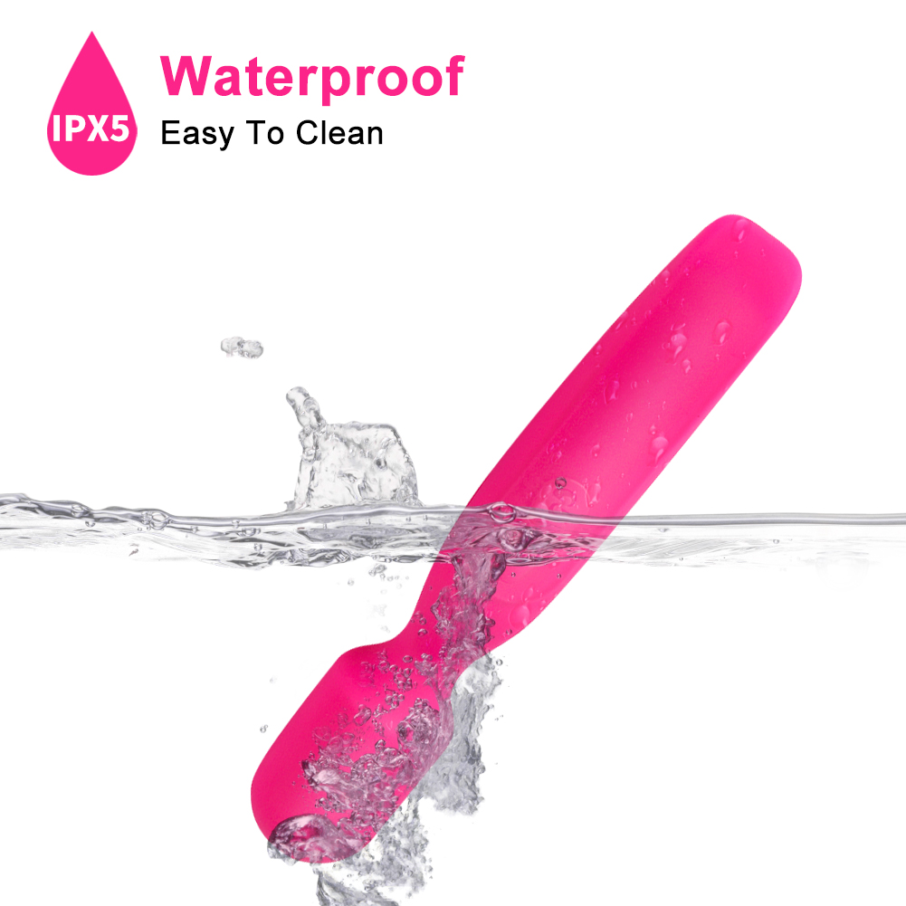 Wiederaufladbares Silikonstab-Massageger&auml;t