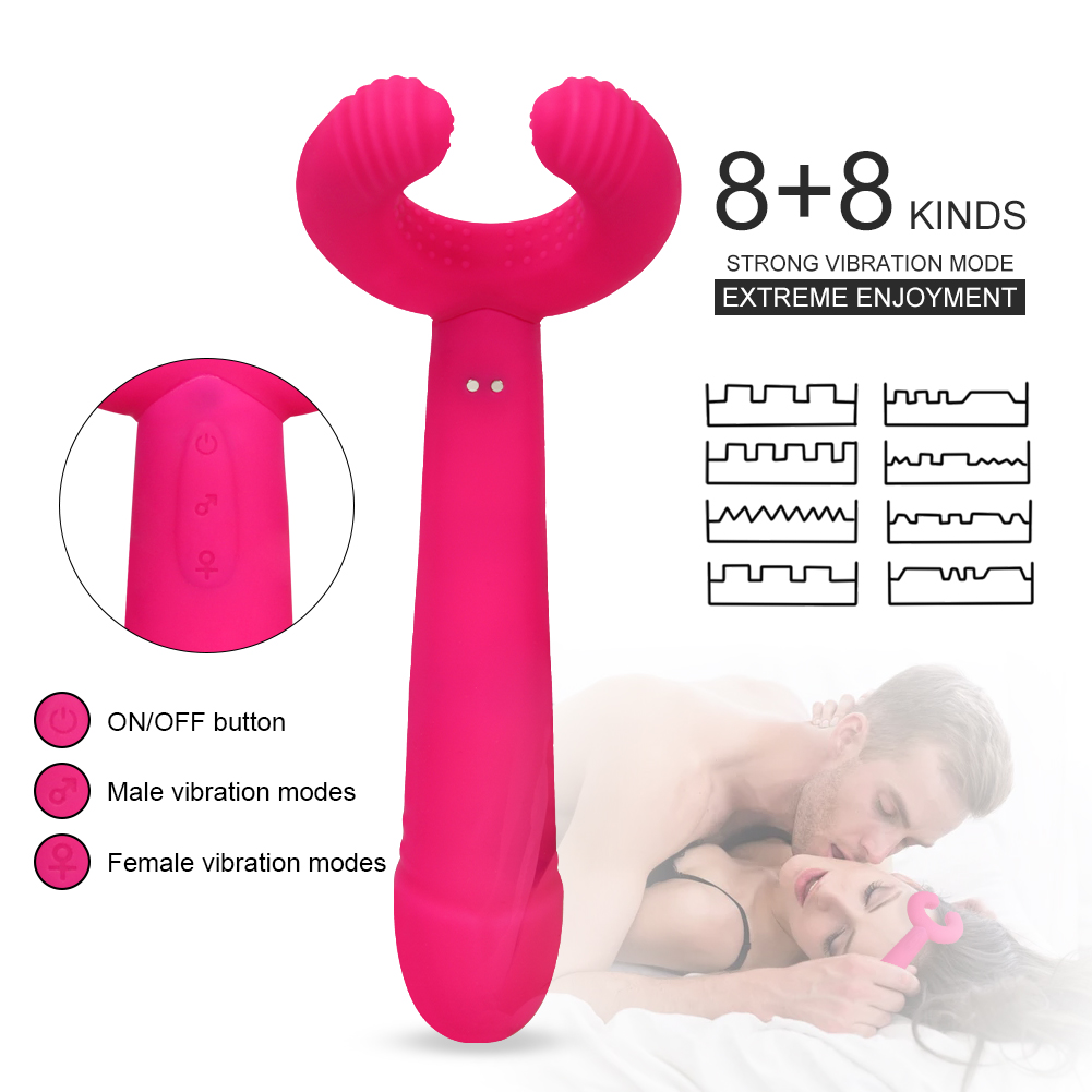 Wiederaufladbares Vibrationsmassageger&auml;t aus Silikon