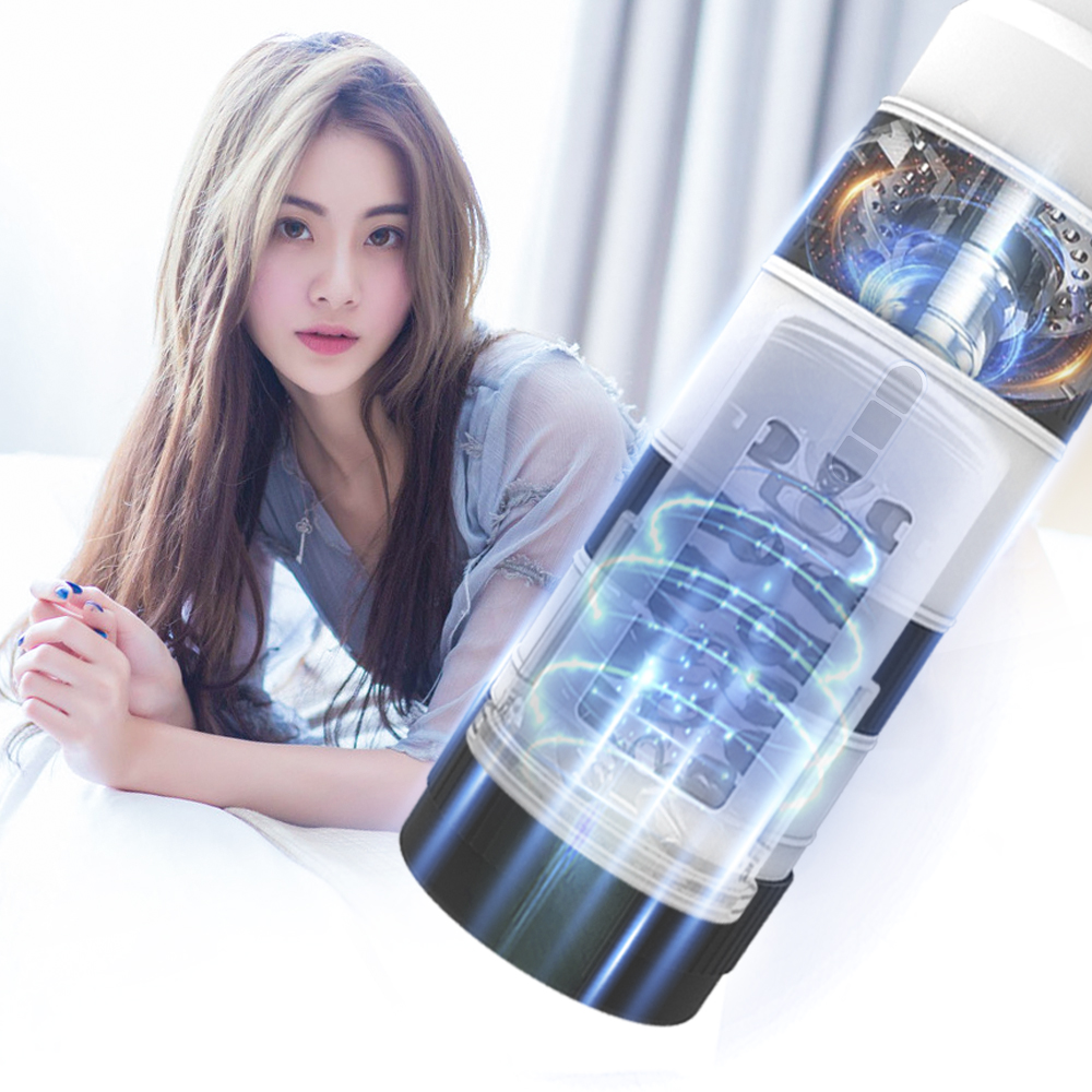 Interaktiver m&auml;nnlicher Masturbator mit Dreh- und Vibrationsfunktionen