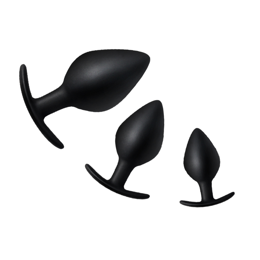 Analplug-Set aus Silikon