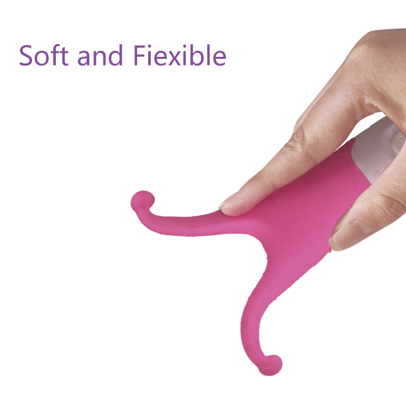 U-f&ouml;rmiger Dual-Touchpoint-Vibrator aus Silikon