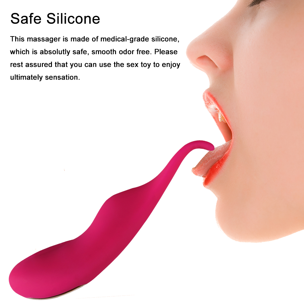 Schlanker, gebogener Vibrator