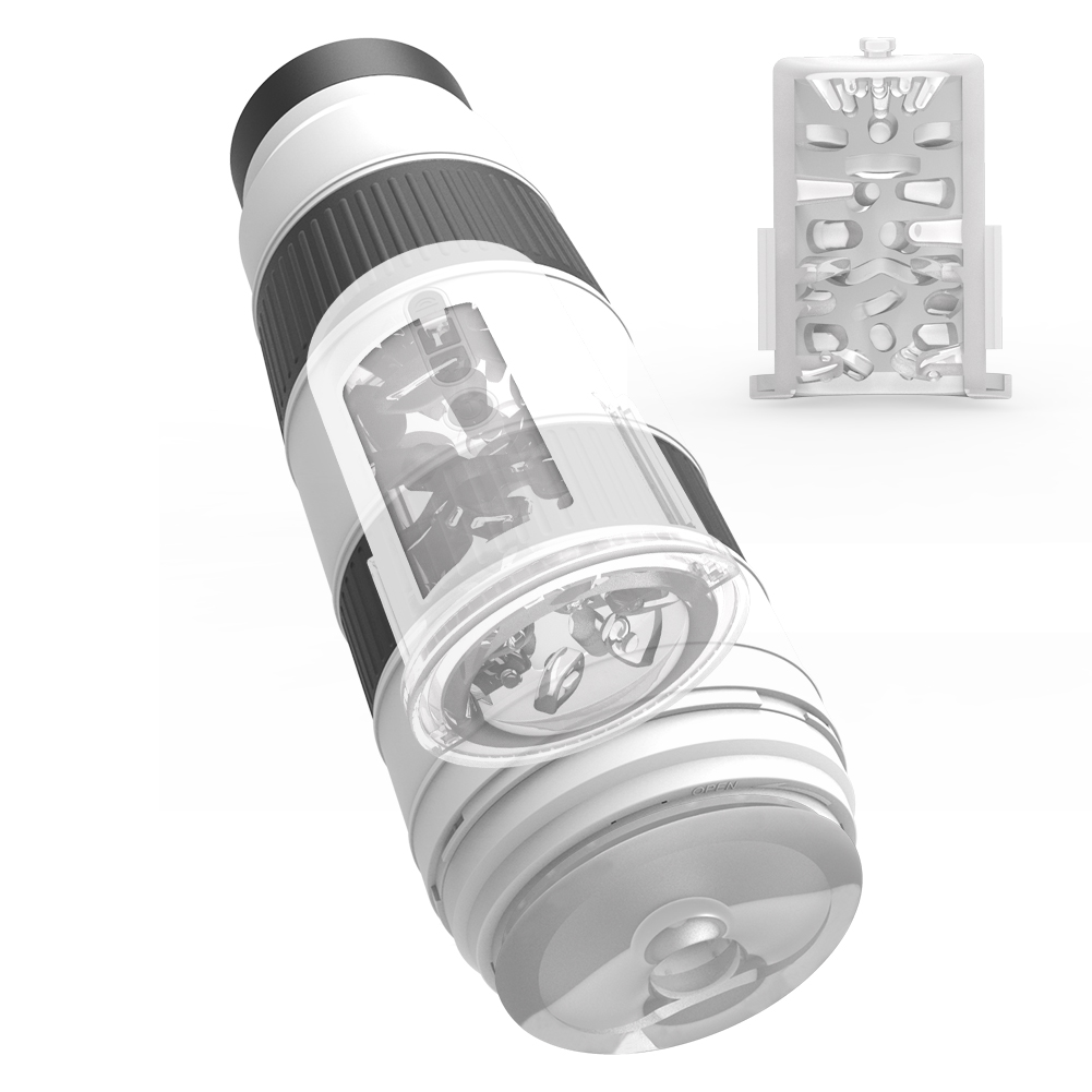 Interaktiver m&auml;nnlicher Masturbator mit Dreh- und Vibrationsfunktionen