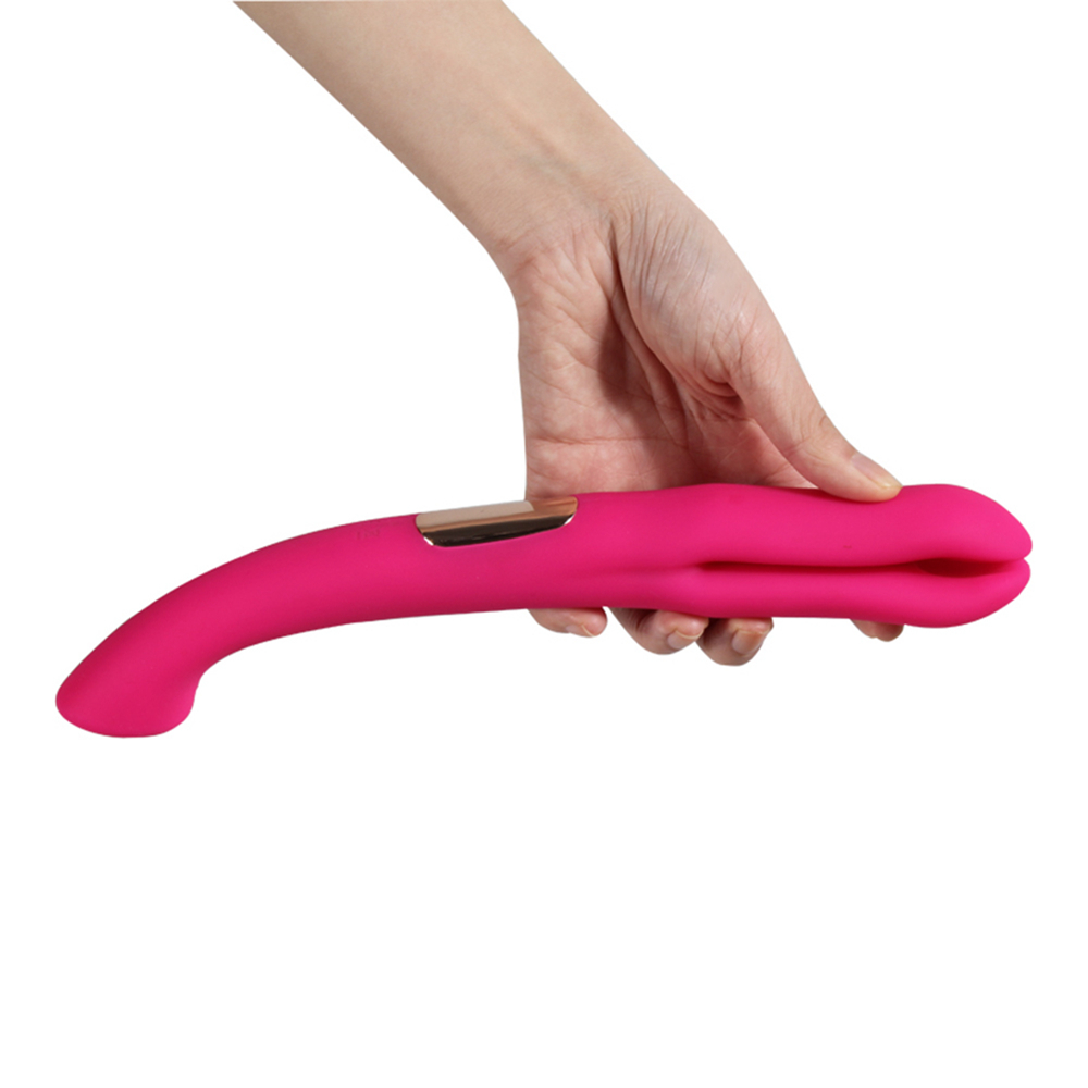 Flexibler Silikonvibrator mit zwei Enden