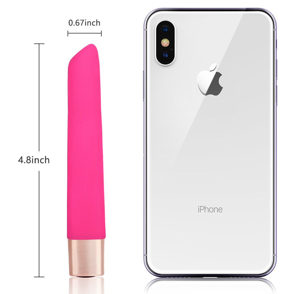 Schlanker, wiederaufladbarer Kugelvibrator aus Silikon