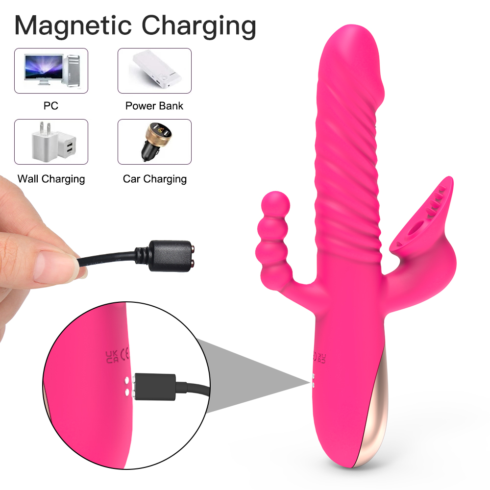 Saugender Kaninchenvibrator