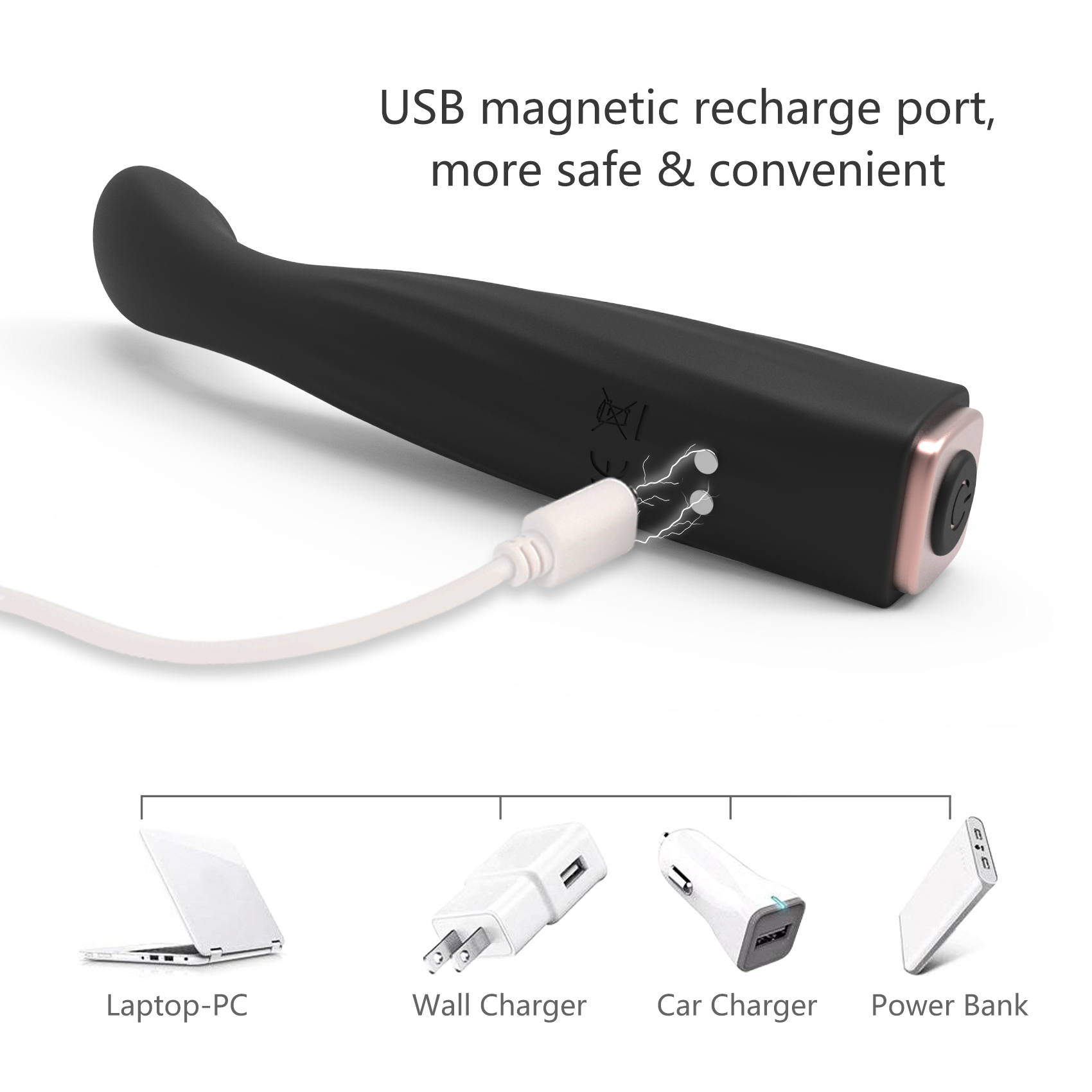 Gebogener G-Punkt-Vibrator