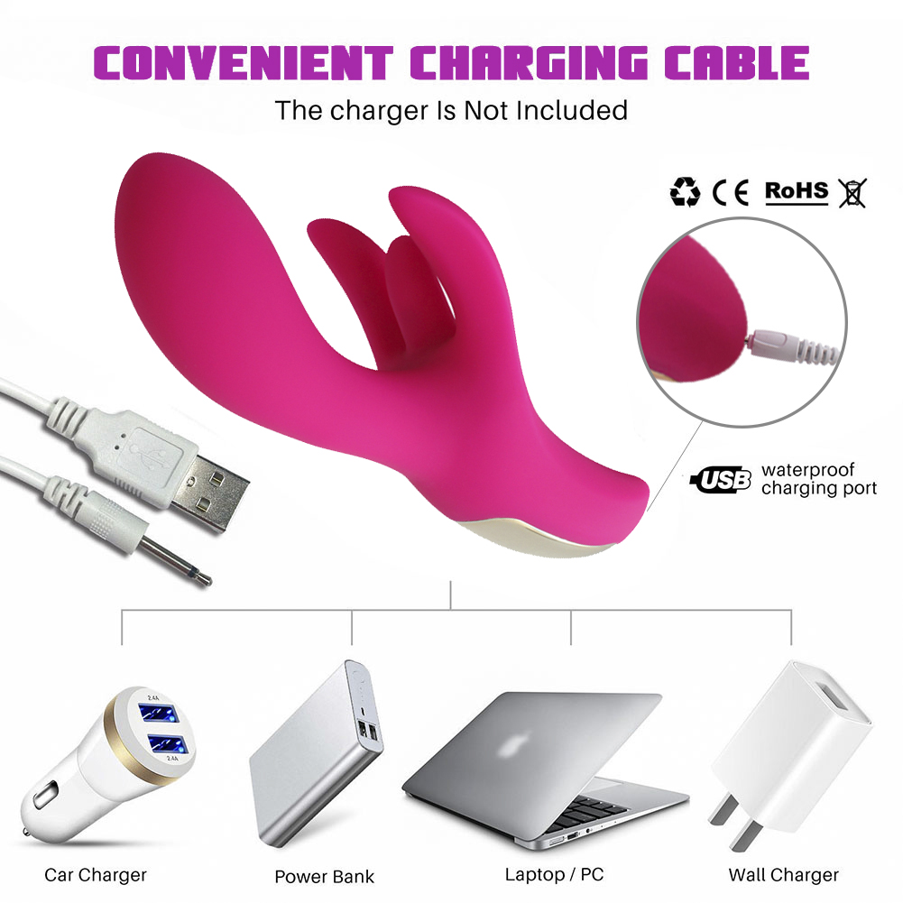 Dreimotoriger G-Punkt- und Klitorisvibrator f&uuml;r Frauen