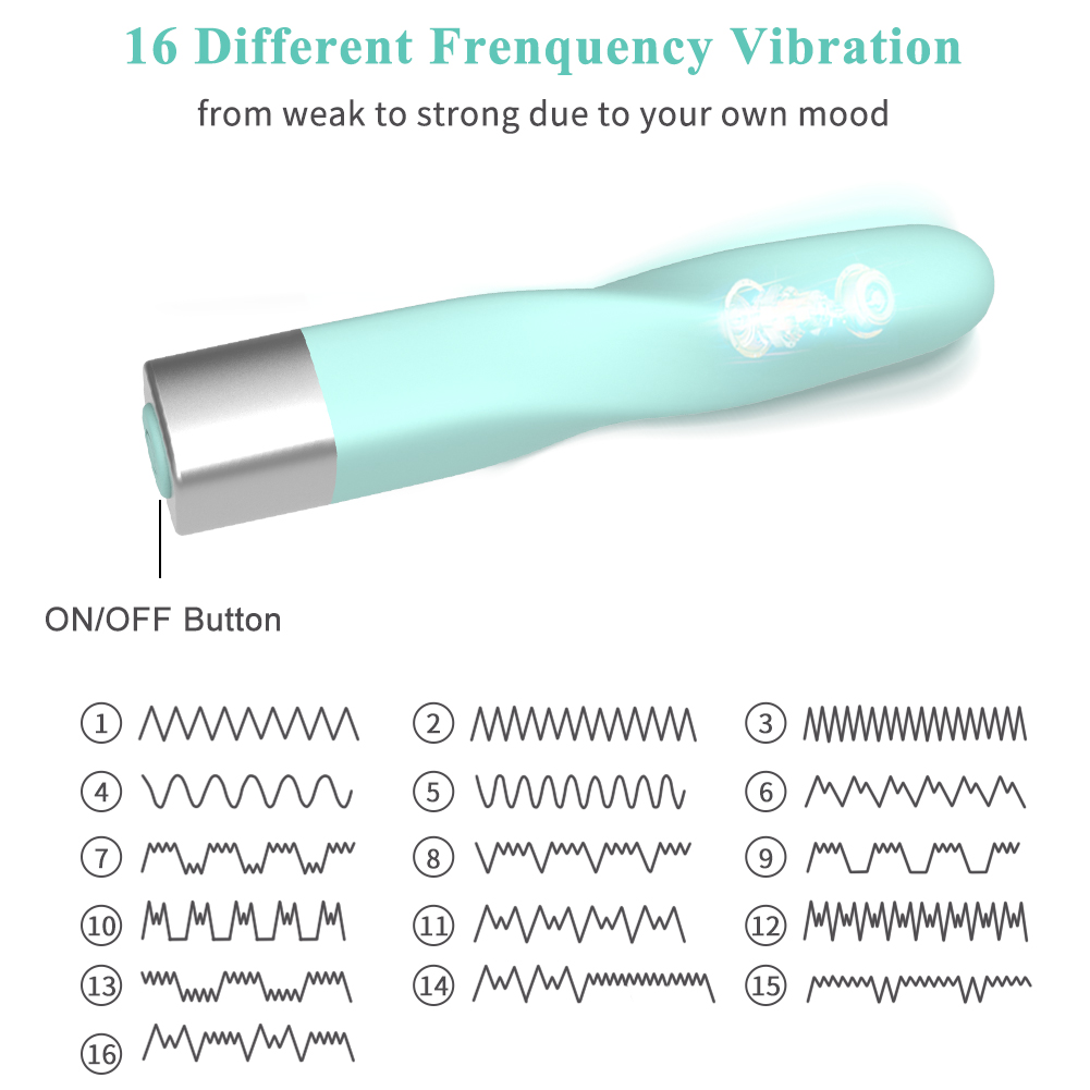 Mini Bullet wiederaufladbarer Silikonvibrator