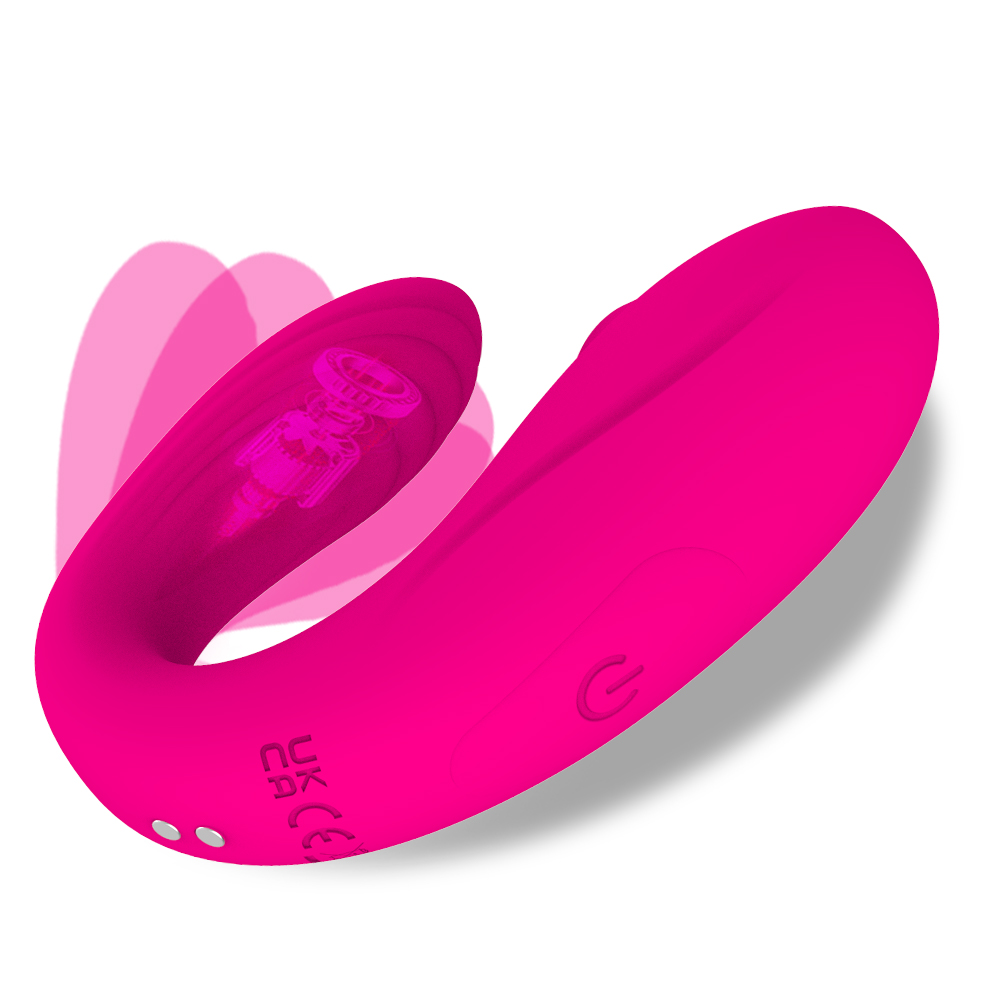 Tragbarer Paarvibrator mit Saugfunktion