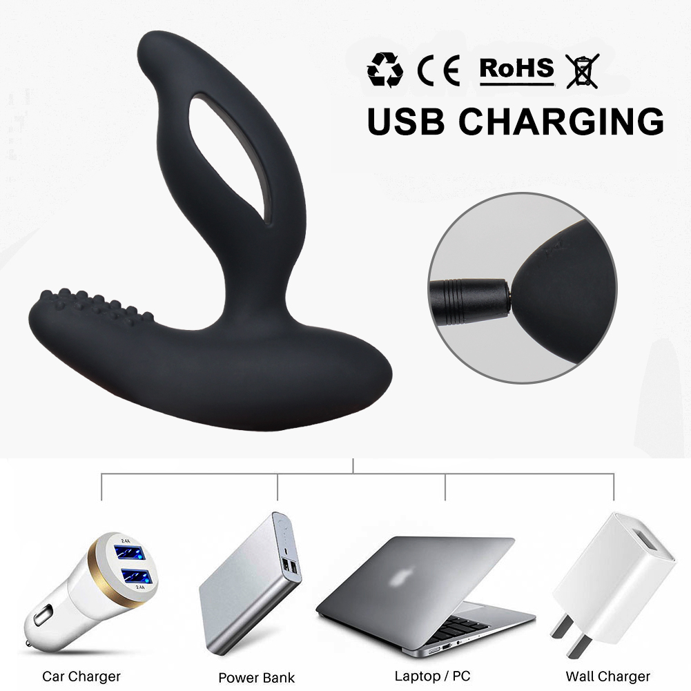 Kabelloses Prostata-Massageger&auml;t mit Dual-Stimulation