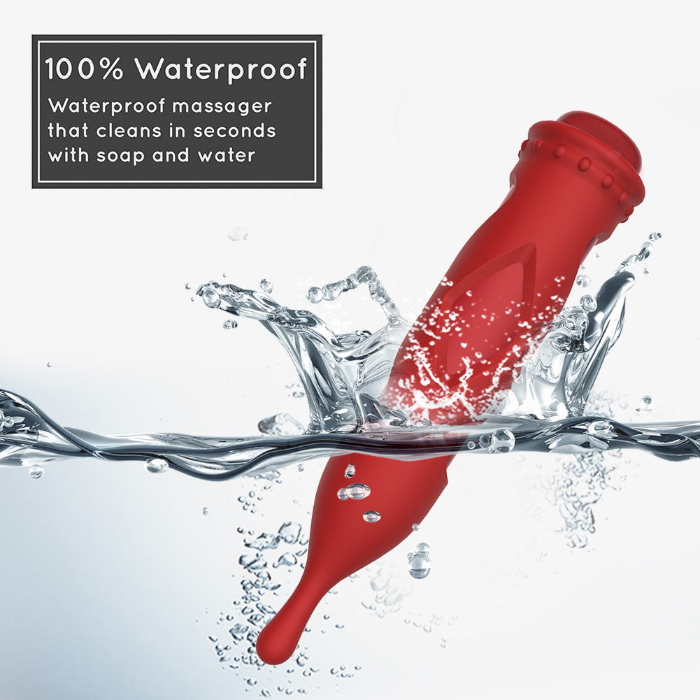 2-in-1-Kugelmassageger&auml;t aus strukturiertem Silikon