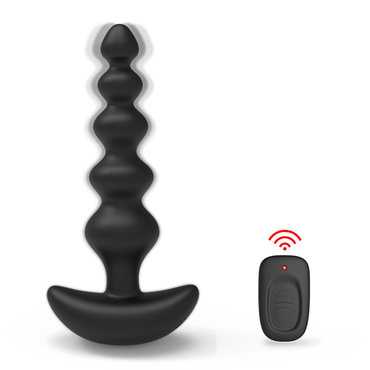 Drahtloser Analperlen-Buttplug mit Fernbedienung, vibrierender Analplug, Analspielzeug