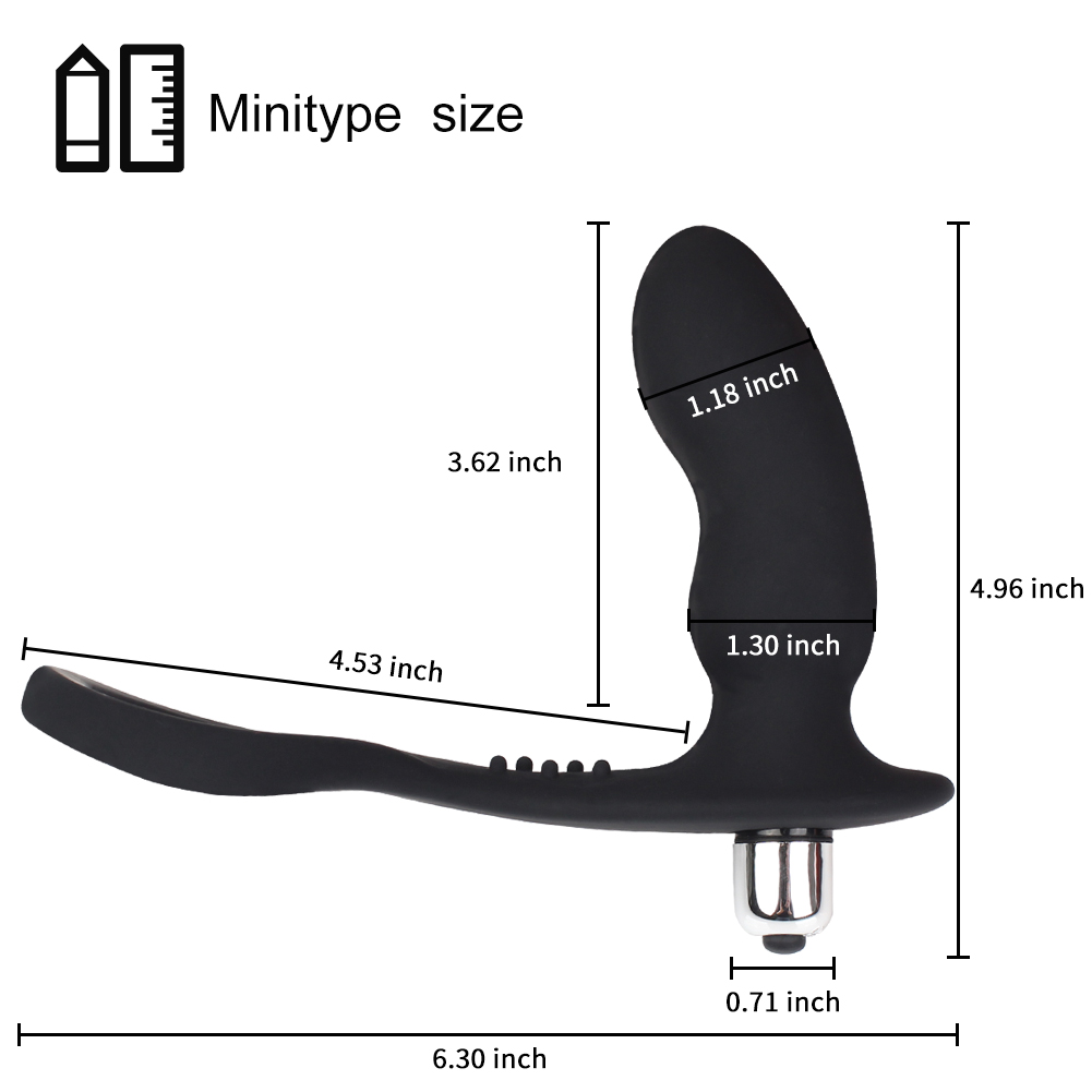 Massage mit Cockring-Buttplug