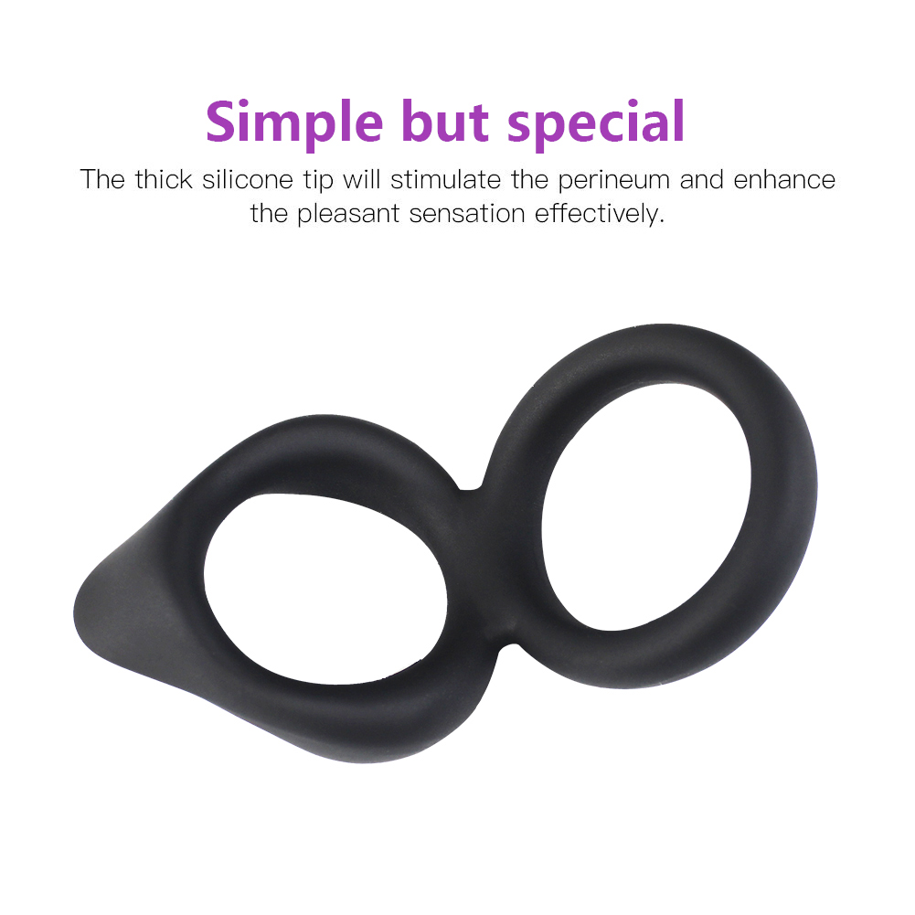 Double Delay Cock Ring Silikon Penisringe