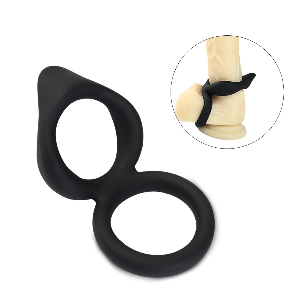 Double Delay Cock Ring Silikon Penisringe